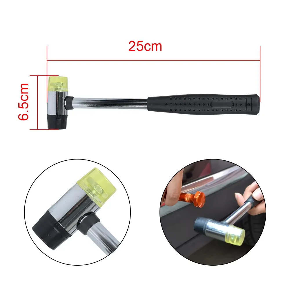 Automotive Paintless Dent Removal Tools Car Dent Puller Rod Hook Hammer