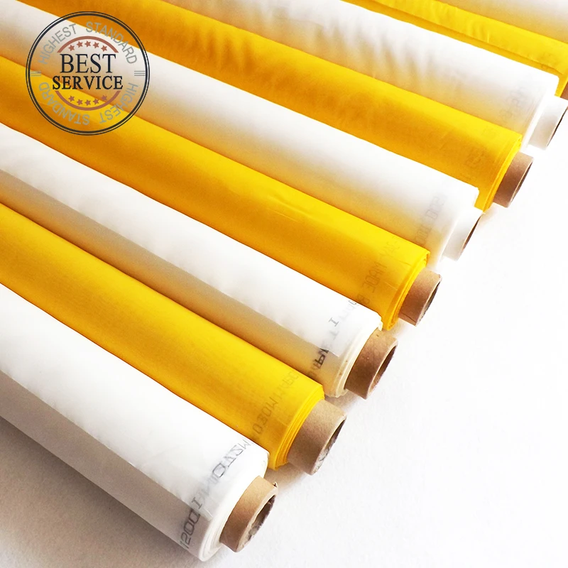 

Free Shipping! High Quality 43T 55um 220CM Width Monofilament Polyester Mesh 50M White for Silk Screen Printing