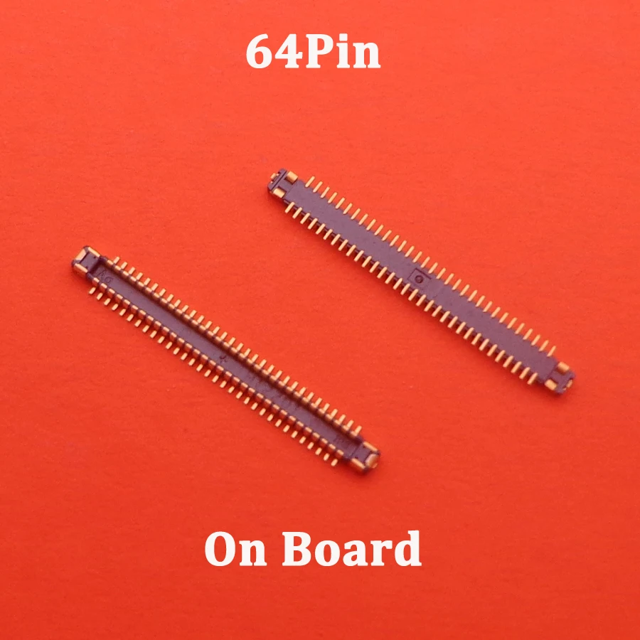 2-10 pz 64 Pin schermo LCD connettore FPC A bordo per Samsung Galaxy S8 G9500 G950 U A V T/S8 Plus/S8 + G955 G9550 G950F