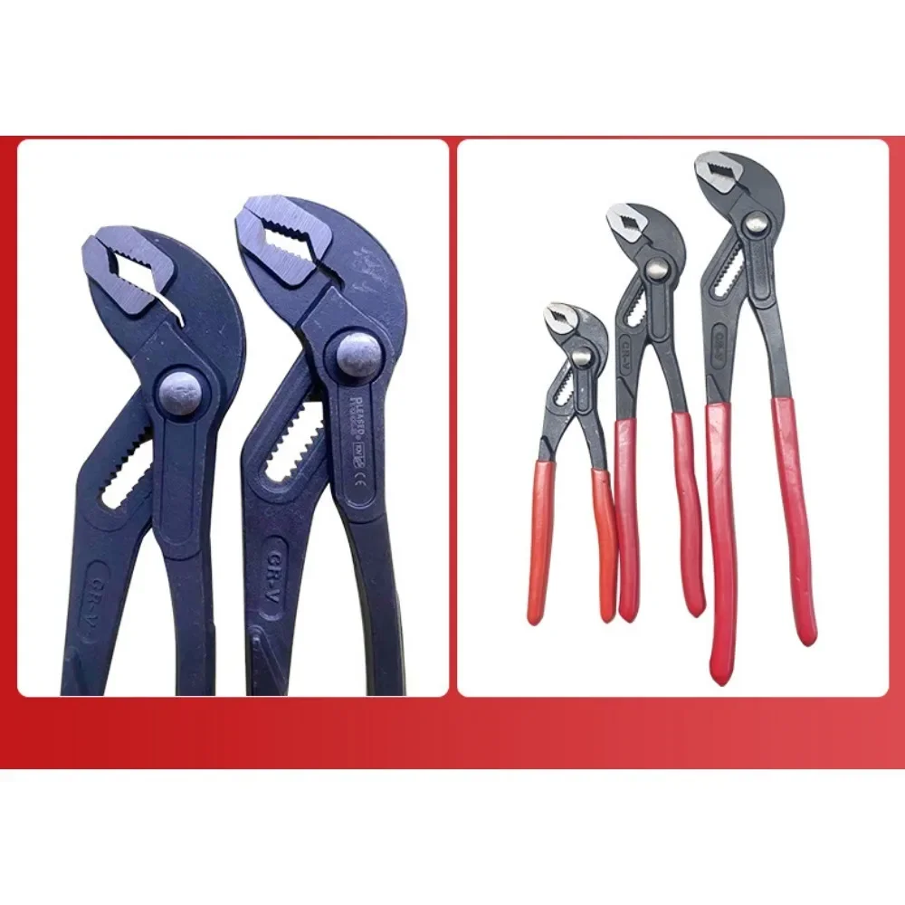 Water Pump Tongs 7/10/12 In Water Pipe Tongs Press & Pull Ratchet Fast Multi-functional Water Pump Tongs Home Maintenance Tool