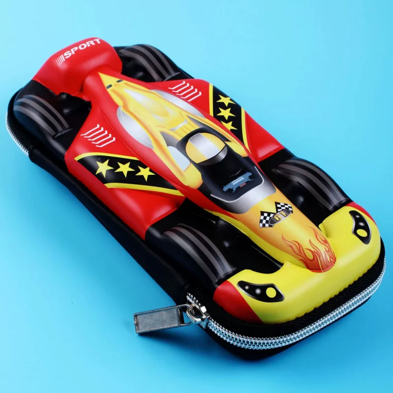 1pc Car Styling Pencil Bag Student Children's 3D Pencil Box Sports Car Stereoscopic Bag Large Capacity Creative Stationer