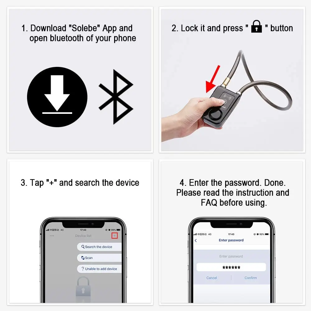 Smart Bluetooth-Controlled Waterproof Motorcycle and Bike Anti-Theft Alarm System