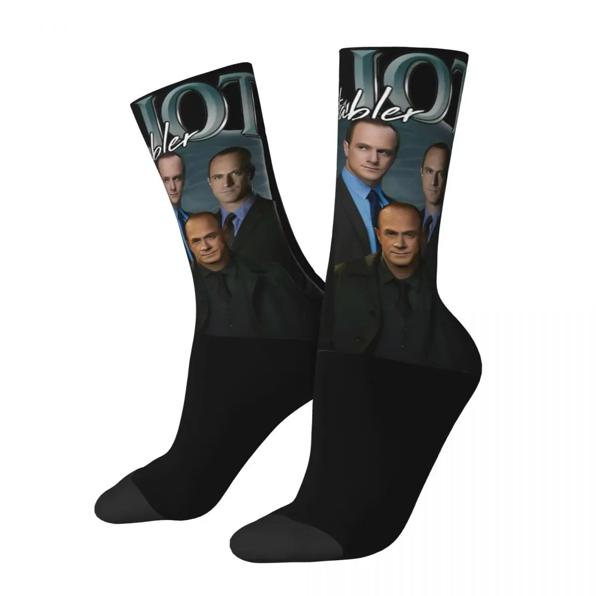 

Fashion Unisex Socks Retro Elliot Stabler Bootleg Merchandise Soft Law and Order Skateboard Socks All Season