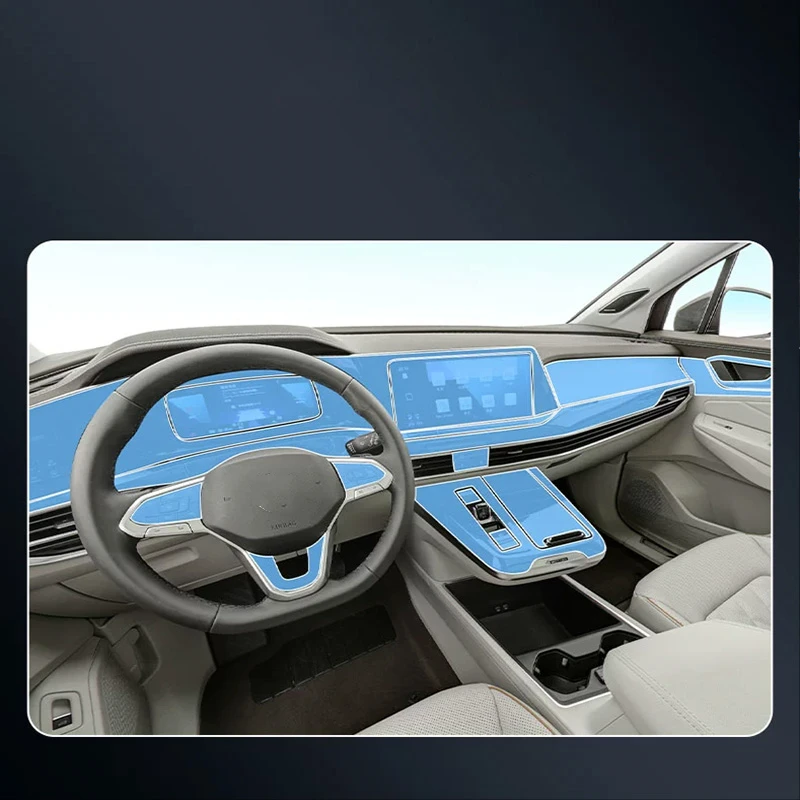 Voor Volkswagen Vw Talagon Tpu Transparant Bescherm Film Interieur Sticker Middenconsole Versnelling Navigator Deurpaneel Auto-Accessoires