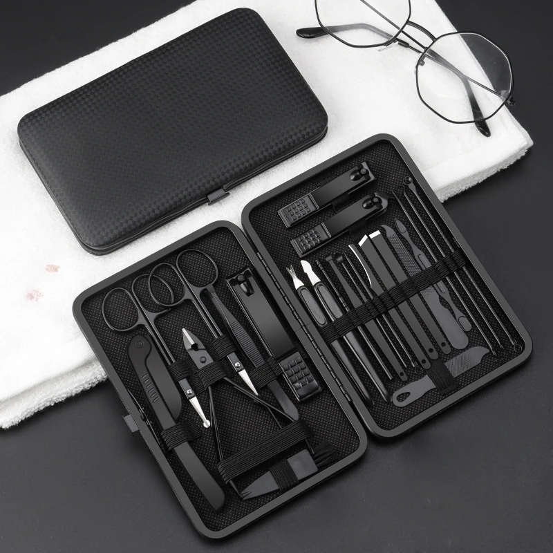 24pcs Professional Nail Clippers Kit - Ultra Sharp Fingernail and Toenail Cutters for Men and Women - Sturdy Pedicure Care 4