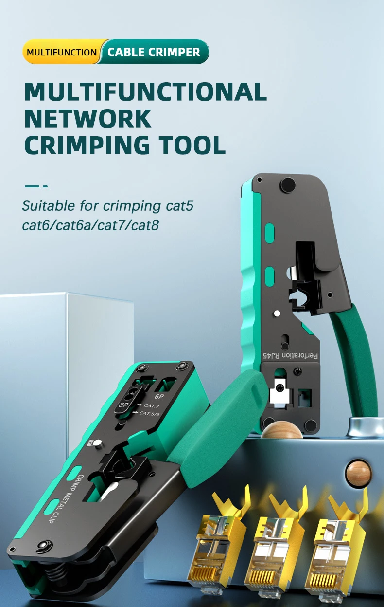 zoerax crimper ferramenta passar através de conectores de fio para