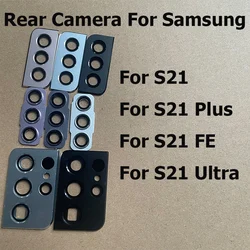 Premium Rear Camera Glass Lens with Adhesive (S21 Plus 5G Silver)