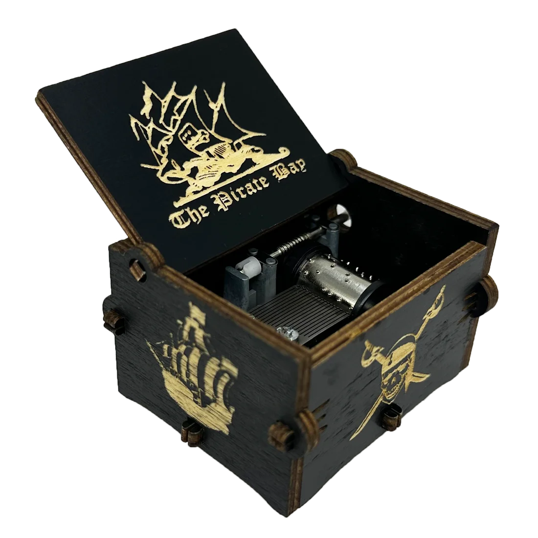 Carillon A Manovella Beauty And The Beast - Legno, Musicale, Senza Batteria, Regalo Per Donne E Bambini - Foto 10