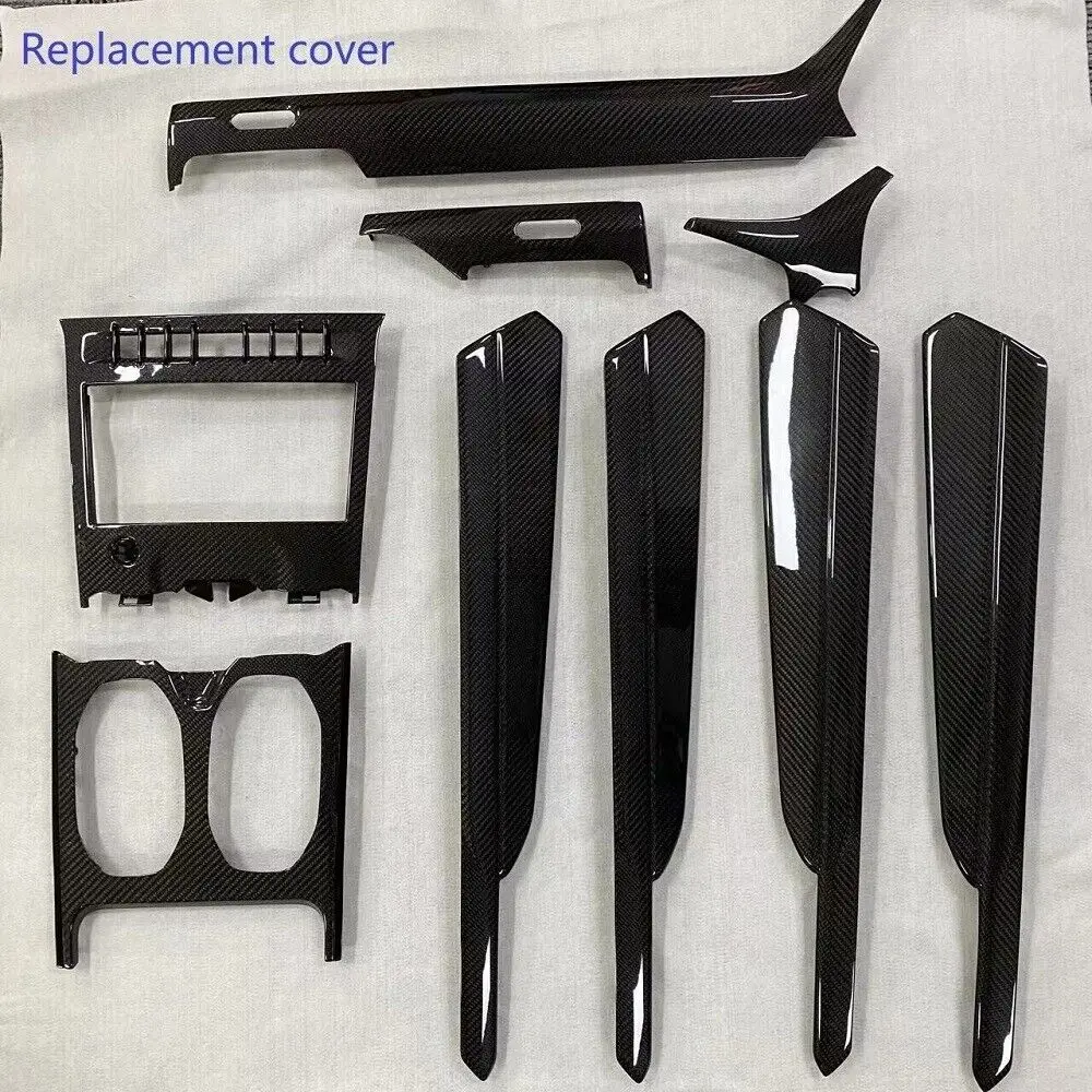 

Carbon Fiber Car Interior Accessories Replace Trim Sets Door Panel For Lamborghini URUS