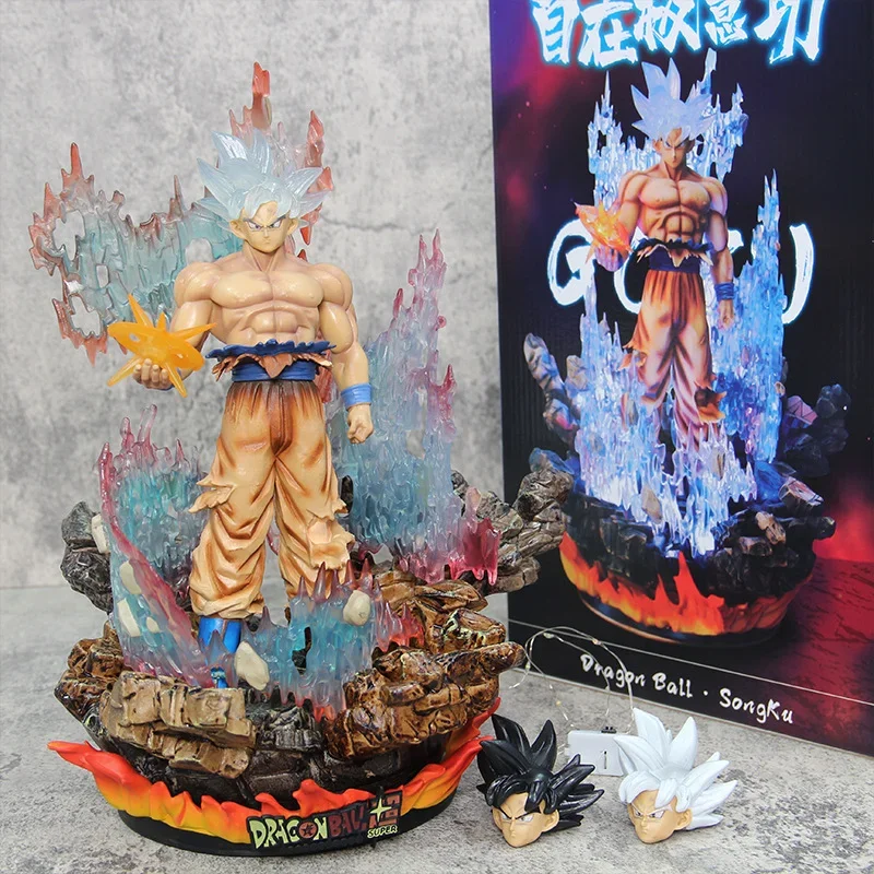 

34cm Dragon Ball Anime Figurine Figures Migatte No Gokui Super Son Goku Big GK Action Figurine PVC Model Collect Doll Gift Toys