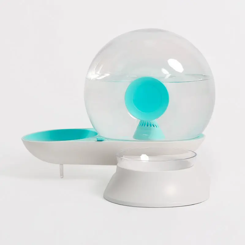 Blue water food bowl