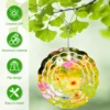 5Pcs Sublimation Wind Spinner Blanks 3inch/4inch Aluminum Hanging Wind Spinner with Hooks Double-Side Wind Powered Outdoor 2