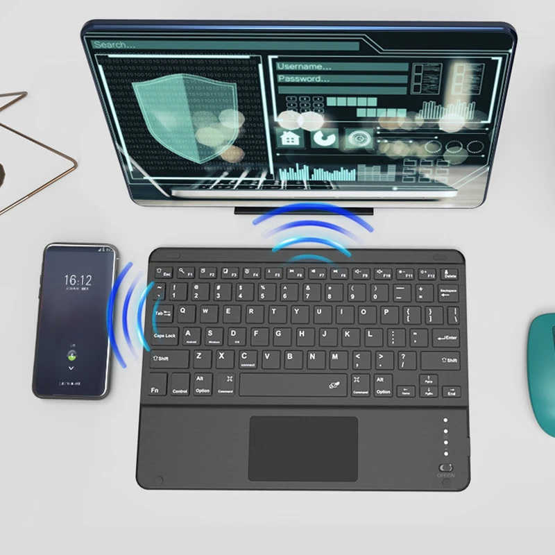 Enhanced Wireless Touchpad Keyboard