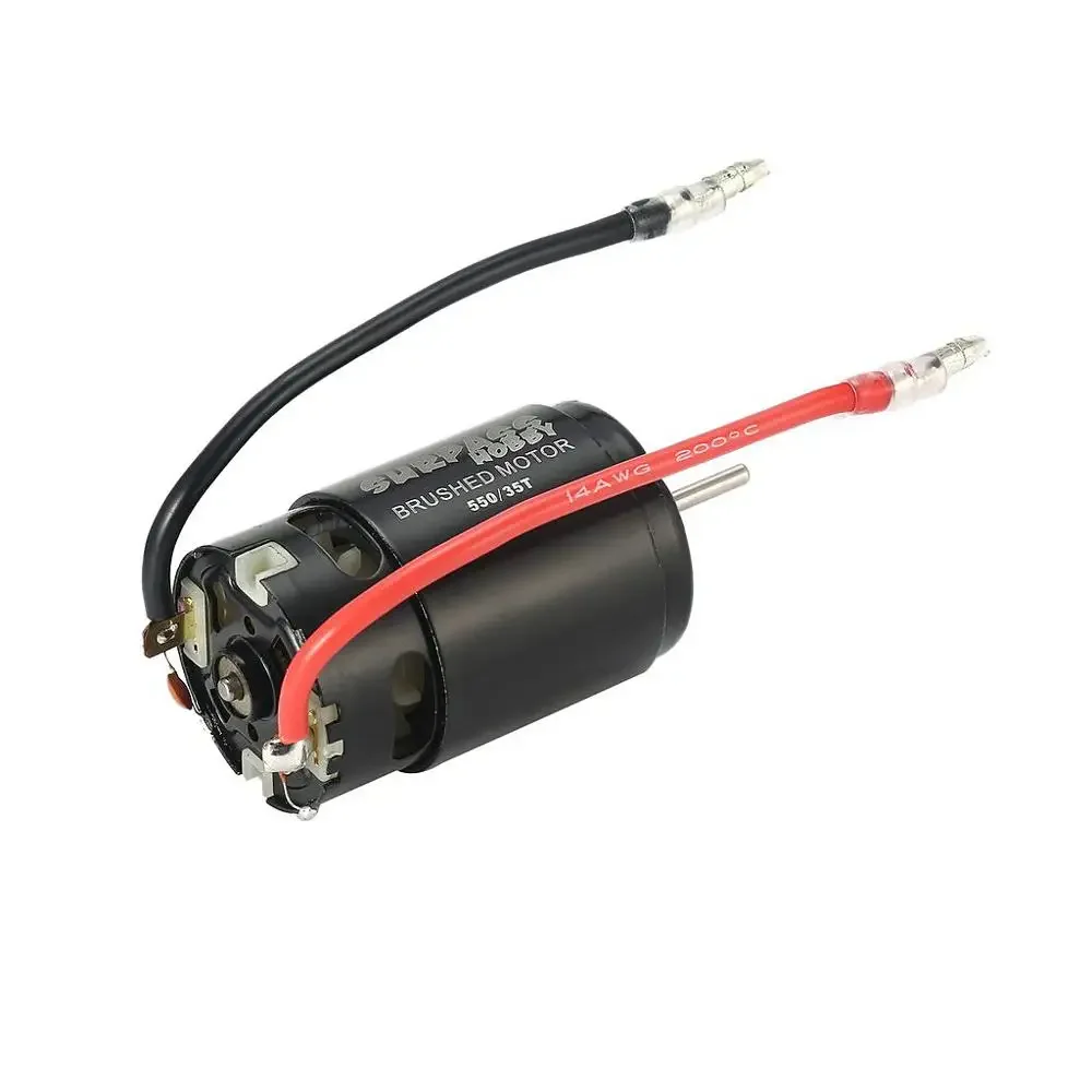 SURPASS HOBBY 550 브러시 모터, 1/10 1/12 RC카 HSP HPI Wltoys Kyosho TRAXXAS 크롤러, 오프로드 클라이밍용, 12T, 21T, 27T, 35T