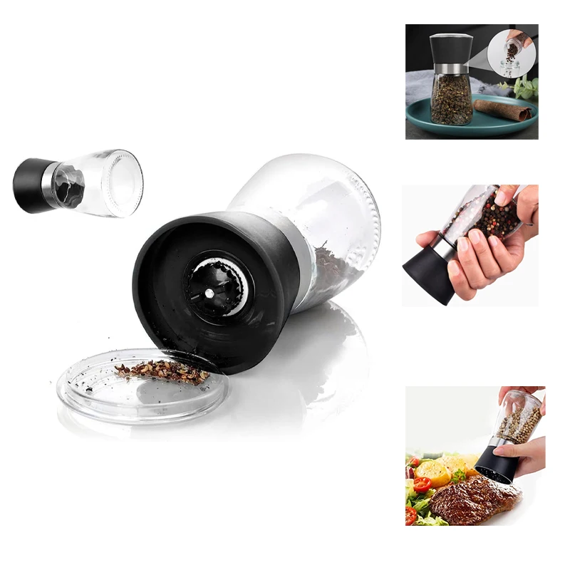 Moedor De Pimenta TooWoom - Aço Inoxidável Com Espessura Ajustável 14cm