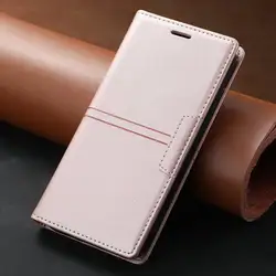 Luxurious Leather Flip Wallet Phone Case with Magnetic Closure and Card Holder for Google Pixel 5 (Rose Gold)