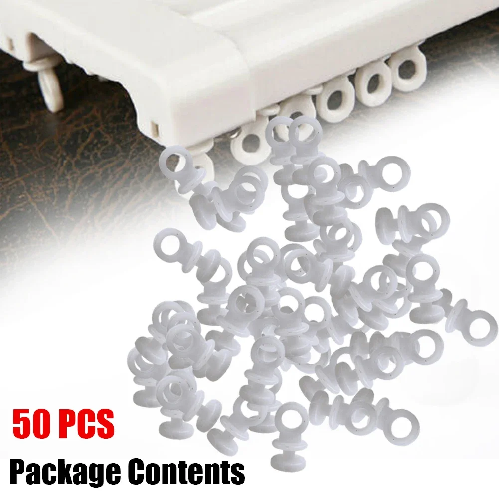 Practical Plastic Curtain Rail Gliders Easy To Use And Install Suitable For Camper Van Motorhome Caravan Boat