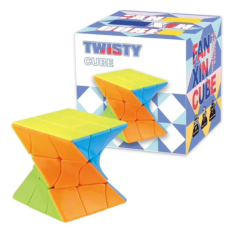 Carbon Fiber Magic Cube Set - Educational Speed Puzzle Toy
