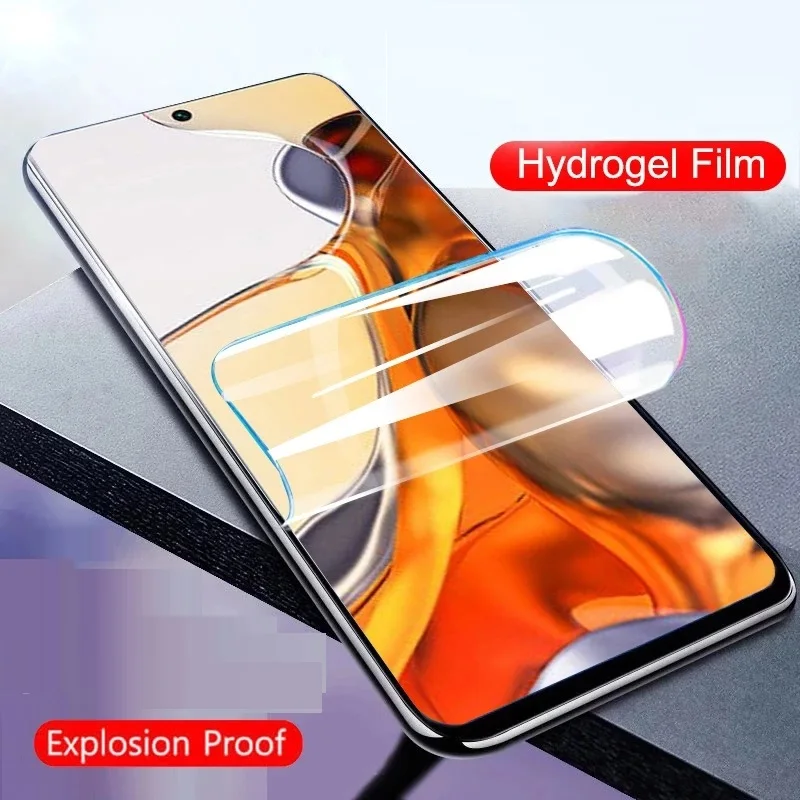 

Screen Protector For Xiaomi MI 11 10 Note 10 Pro Lite 5G Ultra Hydrogel Film for Poco X3 NFC X5 X4 F3 GT F2 M4 M3 Pro Films