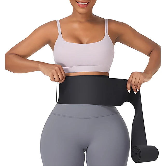 Waist Trainer Body Shaper Tummy Slimming Belt Adjustable Waist Bandage Wrap  Waist Trimmer Belt Postpartum Waist Cincher