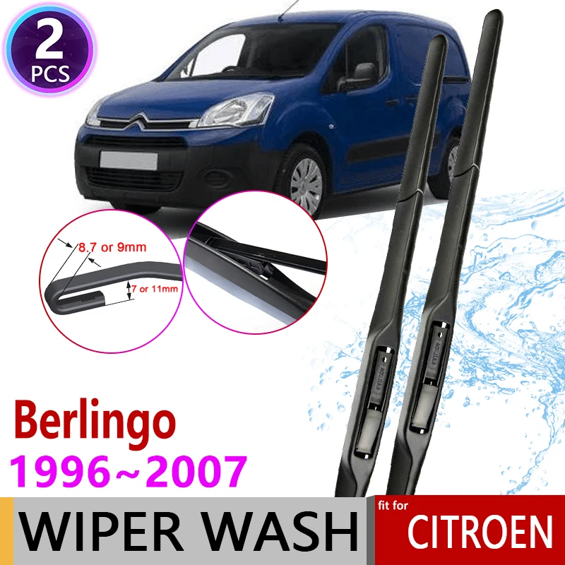 Car Wiper Blade For Citroen Berlingo Mk1 19962007 Front Window Windscreen Windshield Wipers Car Car Wiper Blade For Citroen Berlingo Mk1 19962007 Front Window Windscreen Windshield Wipers Car