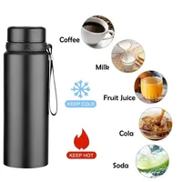 800 1000ML Stainless Steel Thermal Water Bottle Keep Cold and Hot Water Cup Thermos for Water Tea Coffee Vacuum Flasks 2
