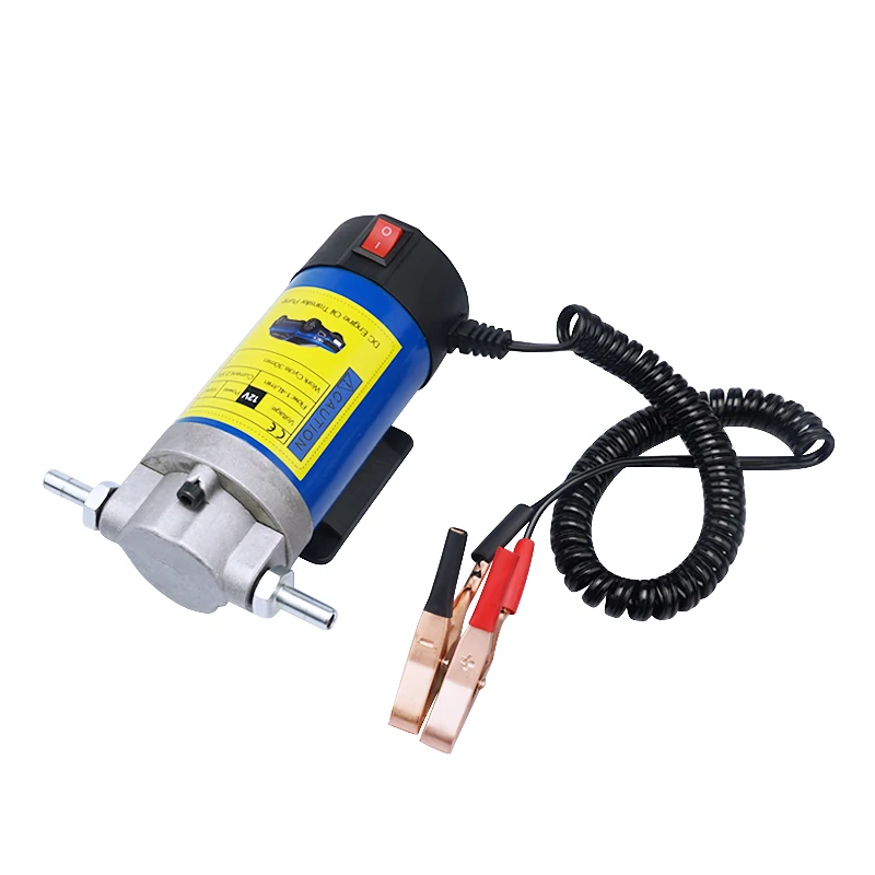 oil transfer pump 12V 100W Electric Oil Transfer Pump Portable 1-4L/min Oil-changes Equipment Automobiles Fuel Pump for Car Motorcycles Boat