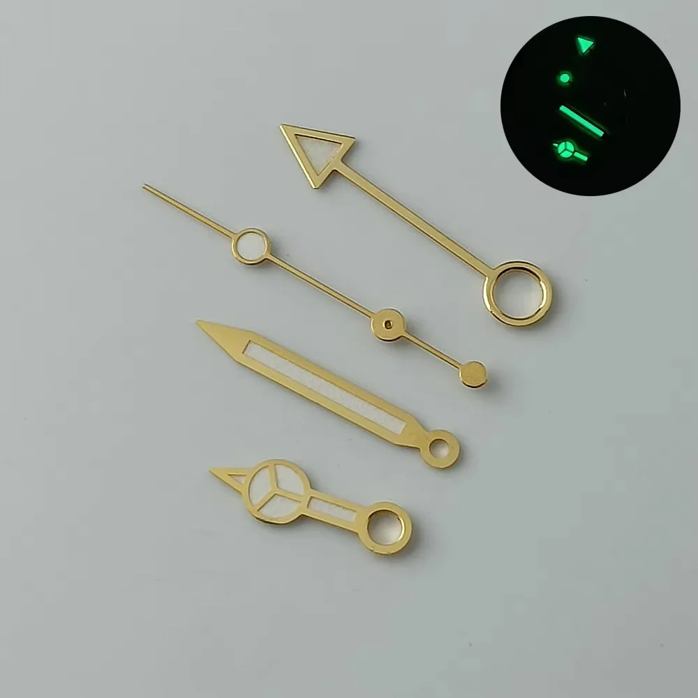 Blue Green Luminous NH34 GMT Watch Hands NH34 NH35 Automatic Movement watch accessories Watch Parts Wristwatches watch accessories