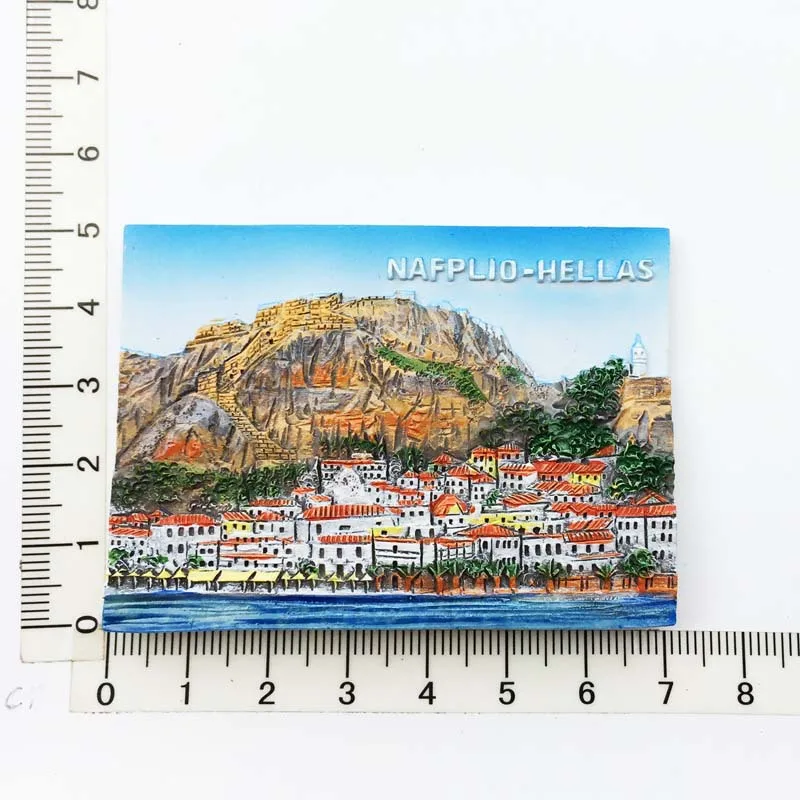 Greek Culture Travel Souvenirs: Decorative Fridge Magnets for Home and Photo Wall Art