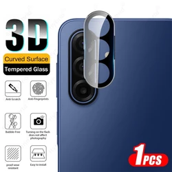Premium 3D Curved Camera Protector Case - Tempered Glass Rear Lens Shield for Samsung A17 4G (Black)