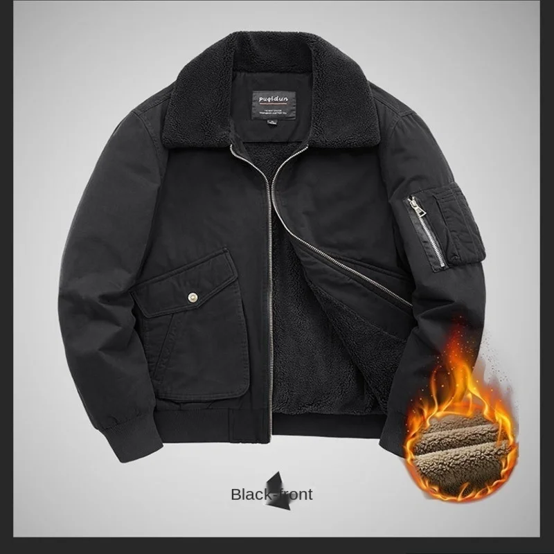 Padded Jacket Sweatshirt Baseball Mountaineering Withzipper Military Cardigan Sportsfor Techwear Windshield Camping Heavy