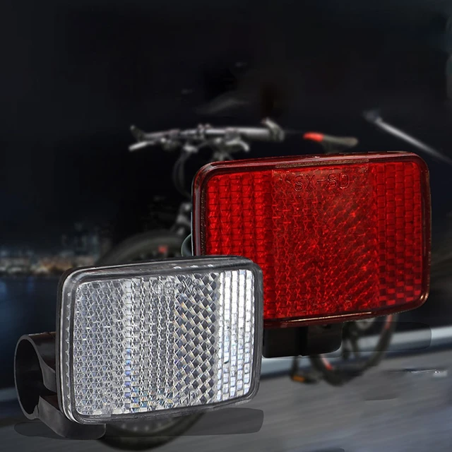 10 pièces kit réflecteur avant arrière pour vélo VTT réflecteurs de  sécurité rouge blanc 743151560299 