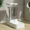 1pc/2pcs Automatic Dog Feeder/Water Dispenser, Plastic Gravity Dog Food And Water Dispenser Set 2
