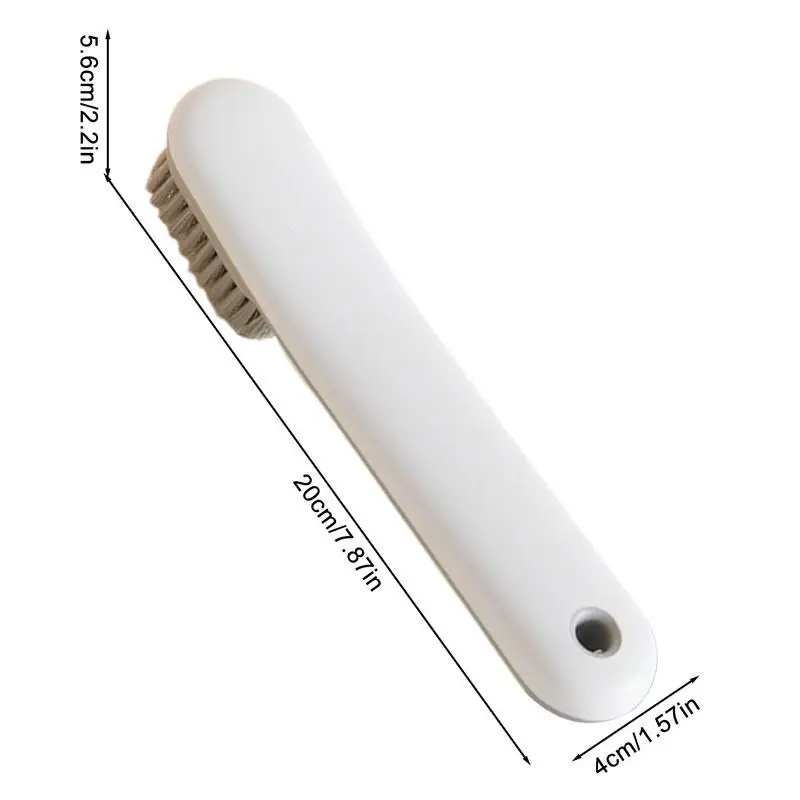 Soft Bristle Shoe Brush Cleaning Shoes Care Brushes Brush Ergonomics Grip Brush Long Handle Multifunctional Soft Bristle Brush 6