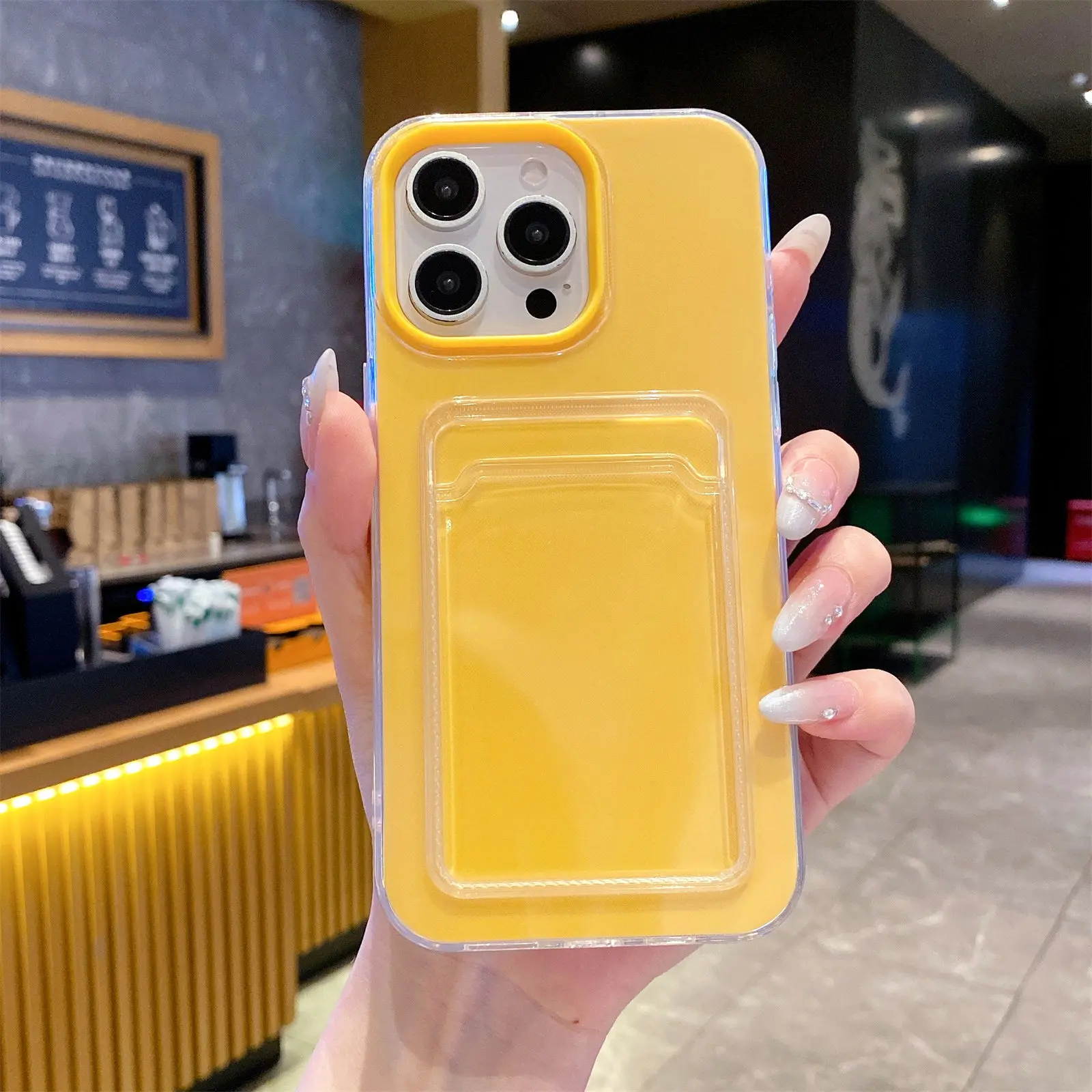 Candy Jelly Cute 2-in-1 Phone Case with Card Holder - Protective Cover