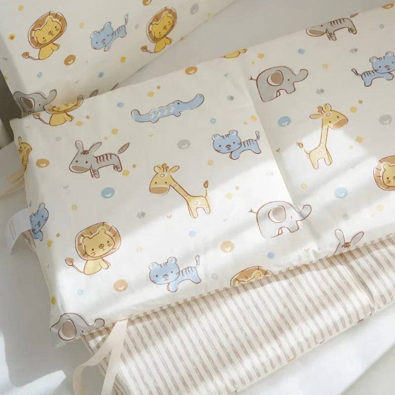 120x30cm Anti Collision Protector Soft Baby Crib Bumpers Newborn Toddler Bed Teen Room Decor Cartoon Four Seasons Universal crib bumper
