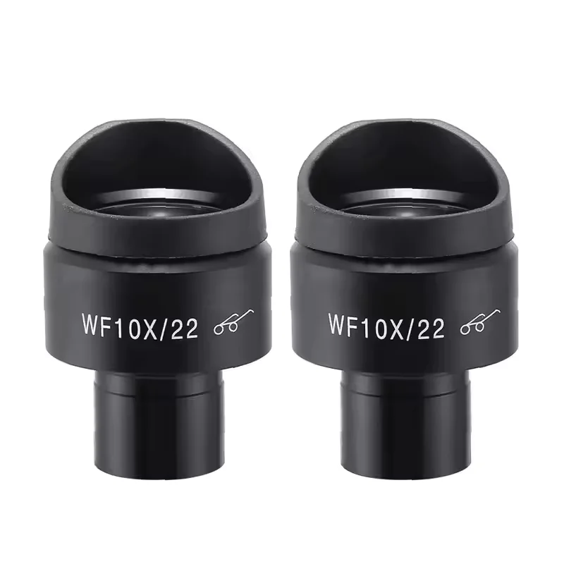 High Eye Point Wide Angle Microscope Eyepiece with Diopter Adjustment - 22mm Field of View