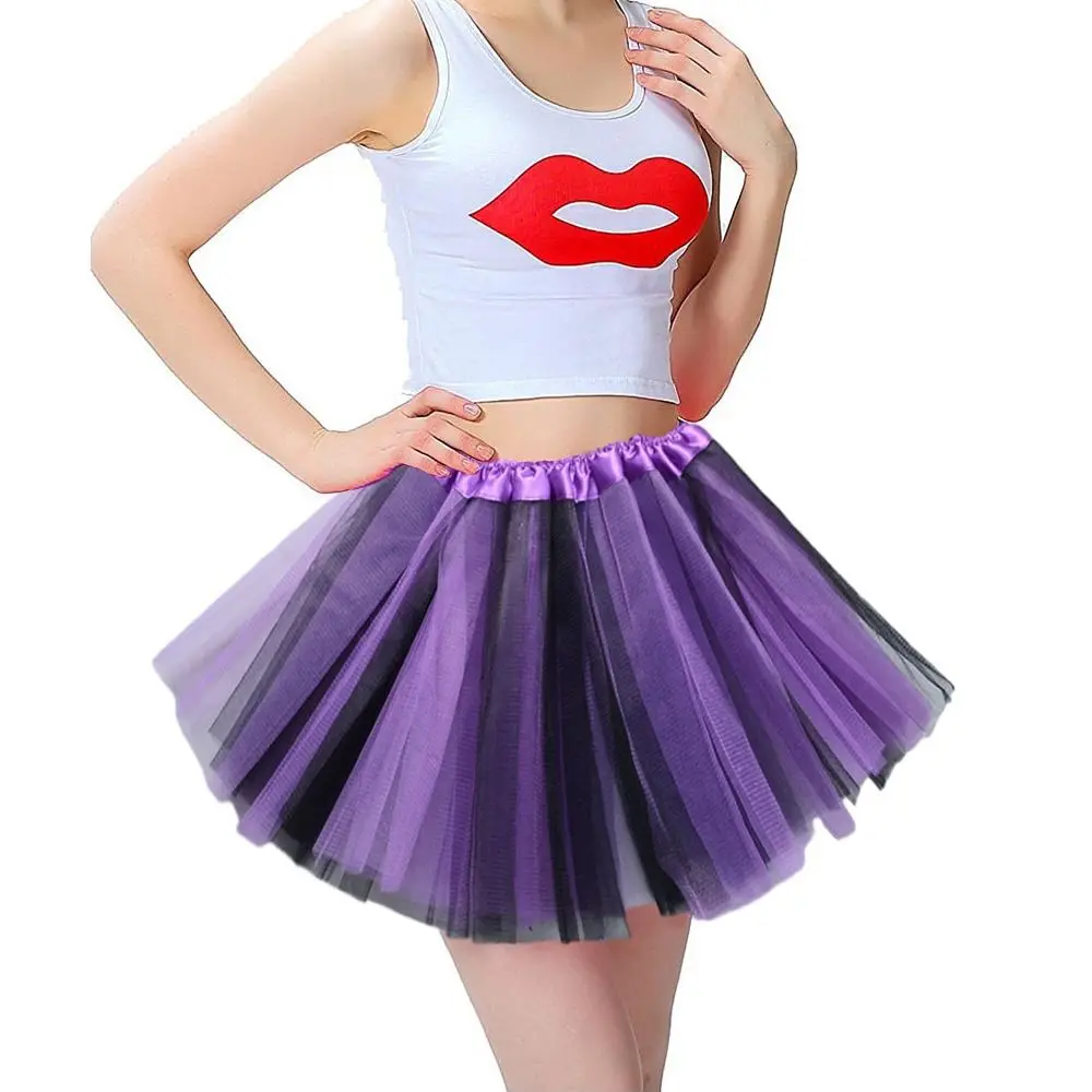 Colorful Tulle Tutu Skirt for Kids Dance and Party