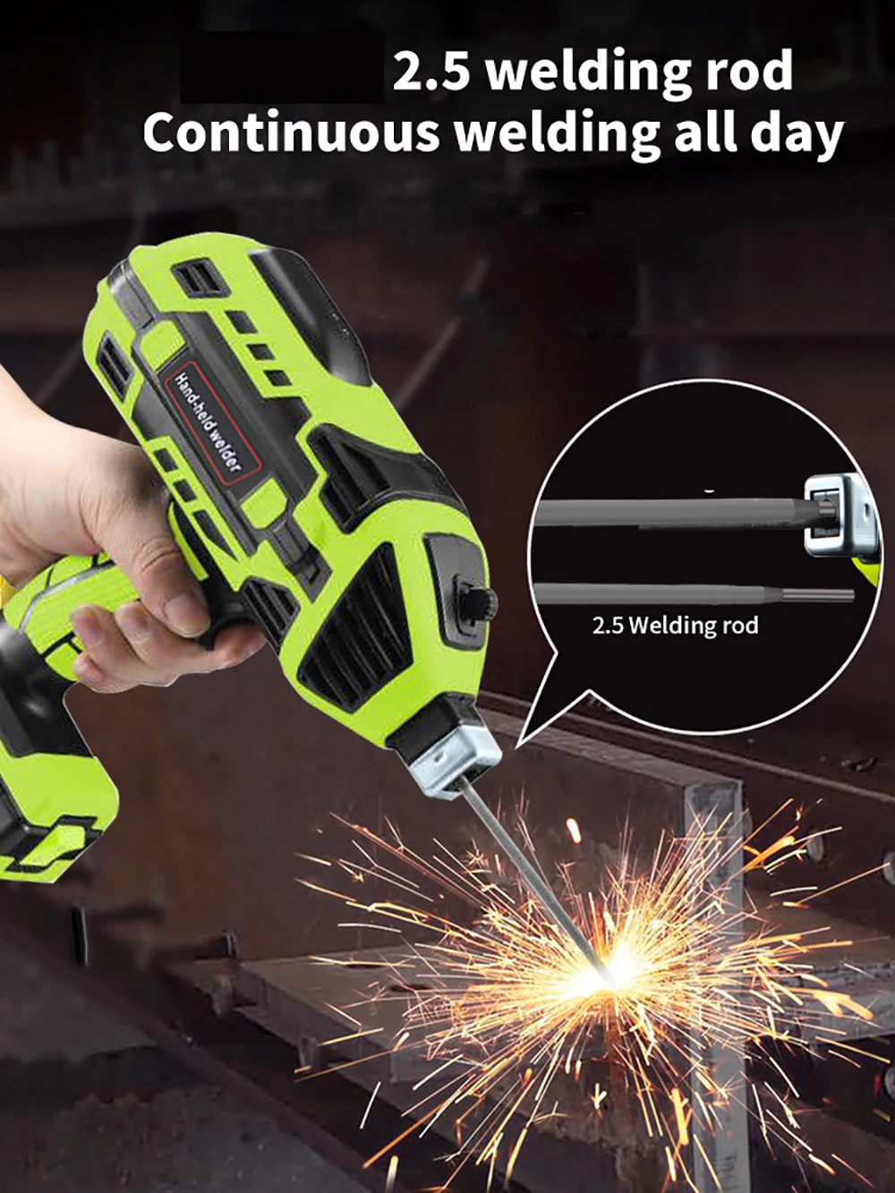 Portable Electric Welding Machine 20 120A 220V Handheld ARC Welder IGBT Inverter Welding Tool Set for 3/32 1/8 Rod Electric Welding Machine