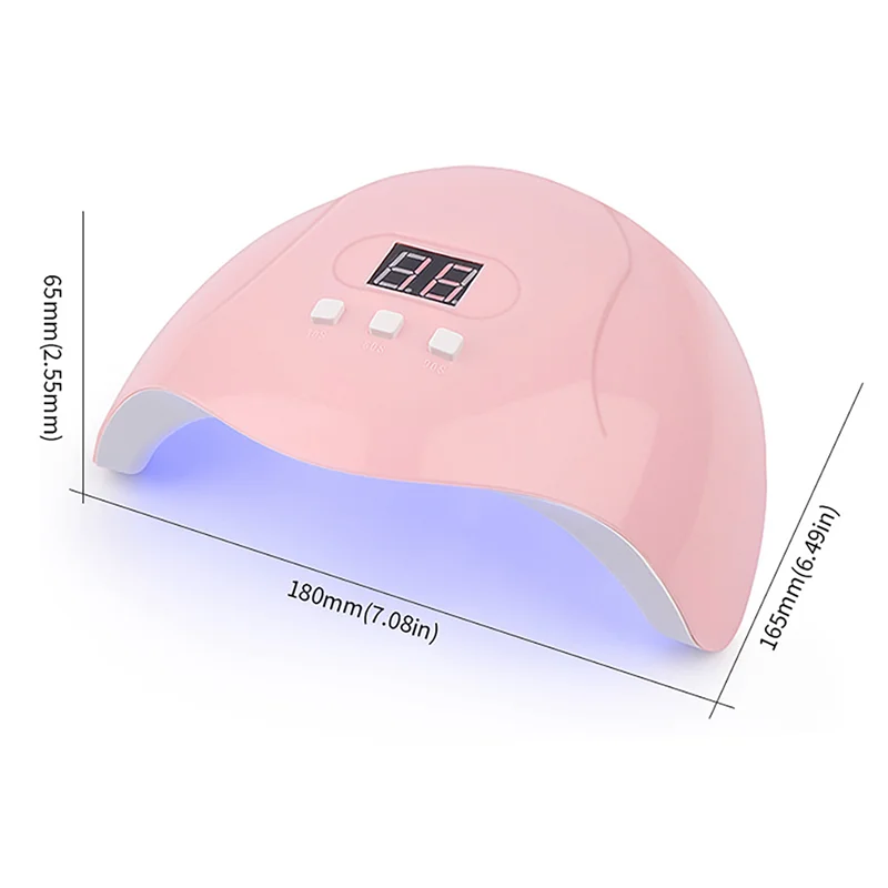 AA20-2X 54W UV LED Lamp 18Pcs Leds Nail Dryer Lamp For Curing All Types Nail Gels Polish Nail Art Tool With 30S/60S/