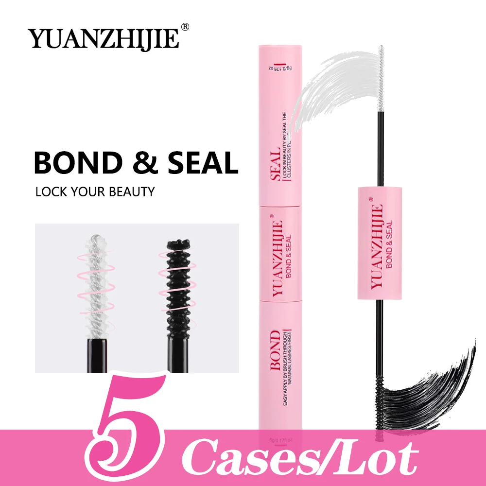 

YUANZHIJIE 5cases/lot Double-ended 10ml Cluster Eyelash Glue Bond and Seal Fast Dry Mild Non-irritating Cosmetics for Women