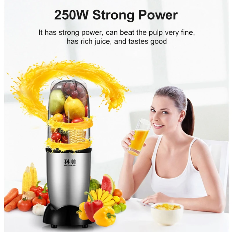 Magic Bullet Kitchen Express Personal Blender and Food Processor, Juicer  Machine Soy Milk Maker, Silver - AliExpress