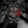 Stainless steel Watch Hub Custom Design Sports Car Rim Sports Watch Waterproof Creative Male Watch Mens Wheel Wristwatch Clock 4