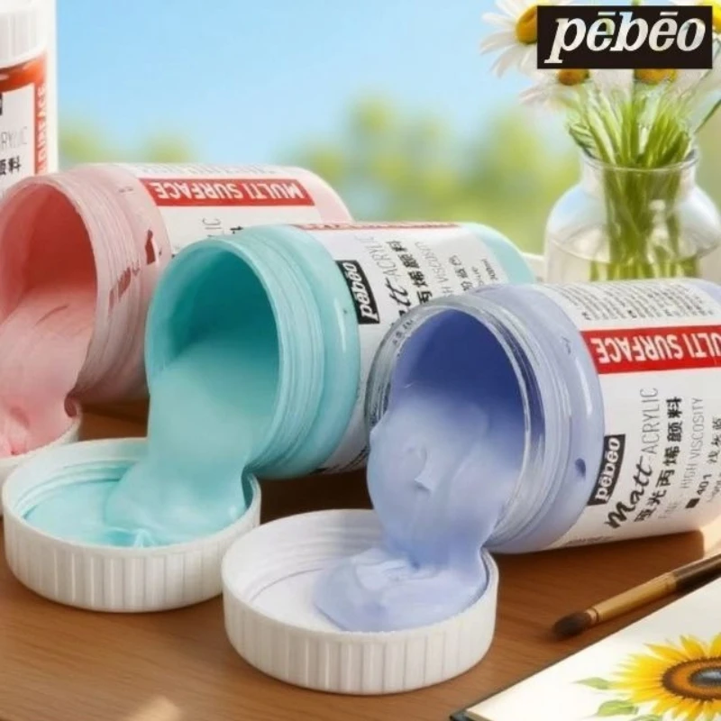 Vibrant Waterproof Matte Acrylic Paint - 300ML for Hand-Painted Wall Art & DIY Graffiti