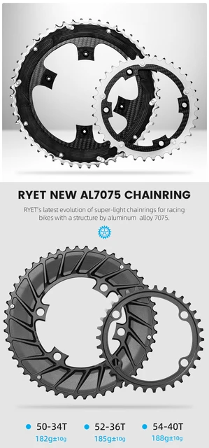 LEXON カーボンクランク 165mm 29mm スピンドル カーボンロードバイククランクセット,超軽量,29mmスピンドル