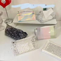 Korea INS tissue box Decor Tissue Box Case Clear PVC Napkin Tissue Organizer Holder Paper Storage Bags Cosmetic Box Case Pouc 1