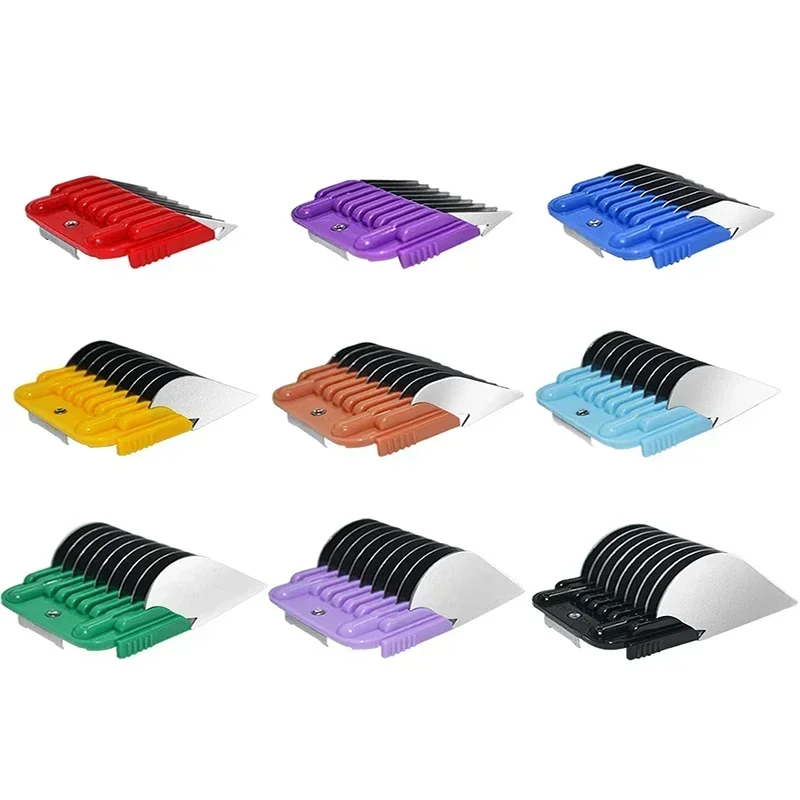 Animal Metal Comb set 9pc For Andis, Oster A5, Wahl KM Series dog/pet Clipper Detachable blade (only for size 10#/15#/30# blade)