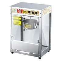 Popcorn Machine Commercial Flat Top Popper Automatic Gas Electric Corn Maker Perfect for Parties Events Festivals 1