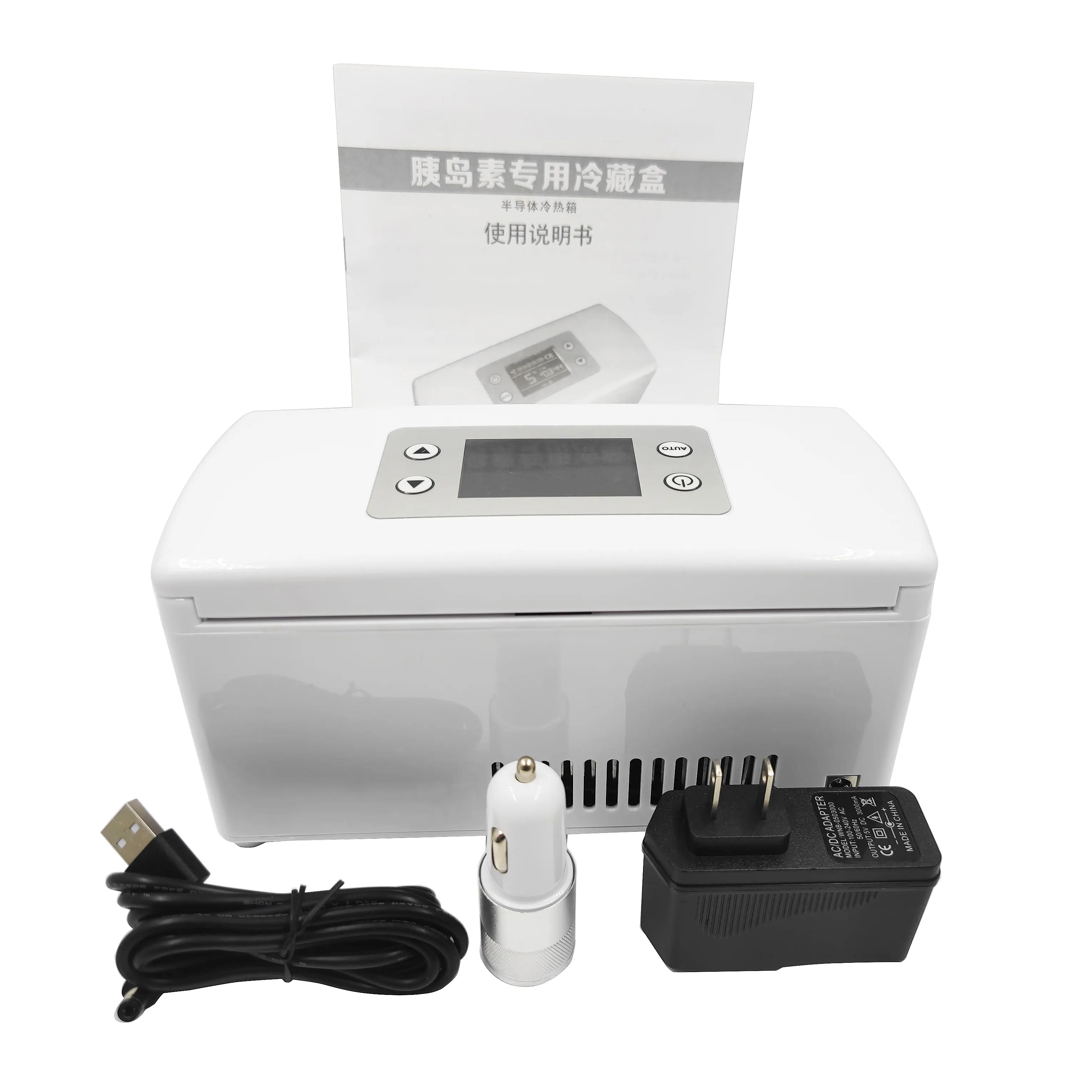 

Diabetes Portable Insulin Storage Bag Diabetic Interferon Cooler Box Rechargeable Fridge Mini Refrigerator 10200mah Battery