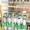 Round Spiral Sheet Hanger Household Storage Blanket Hanger Balcony Swivel Drying Rack Space Saving Stainless Steel 3